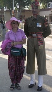 Shirley on the Pakistani border