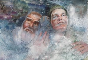 Giving Her Strength, mixed media