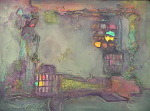 Dream Piece I, 16 x 20 in, collage, new sm