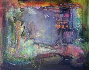 Dream Piece II, 16 x 24 in, collage sm